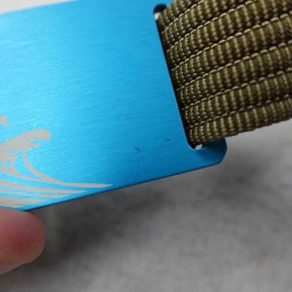 Grip6 Webbed Belt Tactical Nylon Green 1.5
